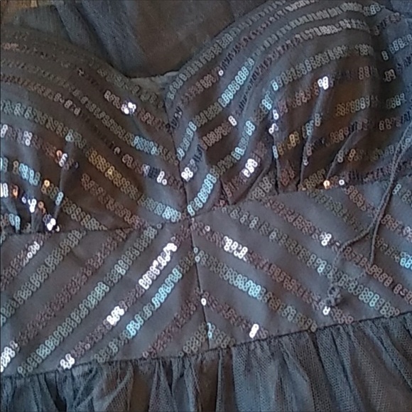 Aidan by Aidan Mattox Sequin & Tulle Dress - Picture 6 of 8